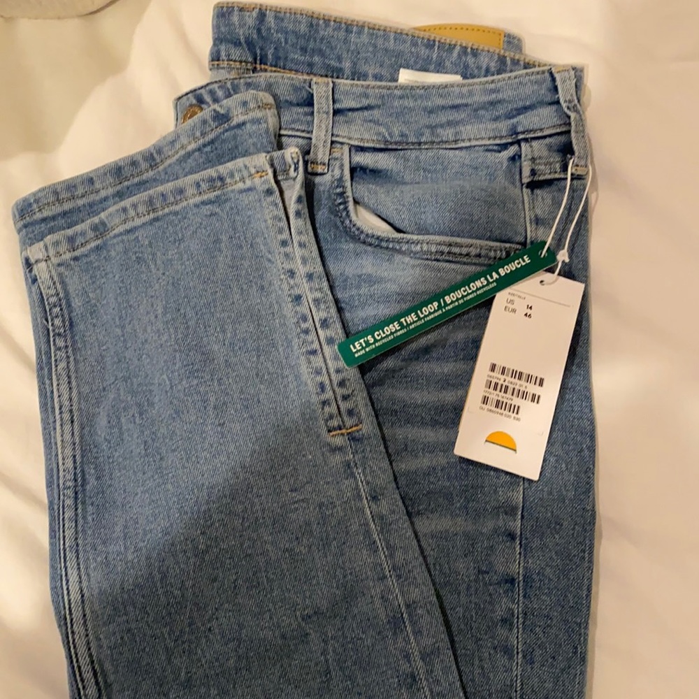 HM Skinny High Waisted Jeans with Ankle Slits